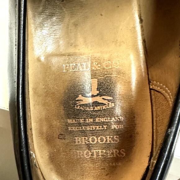 EUC RESOLED Crockett & Jones x Brooks Brothers Penny Loafer Made in England 11 D main image 9